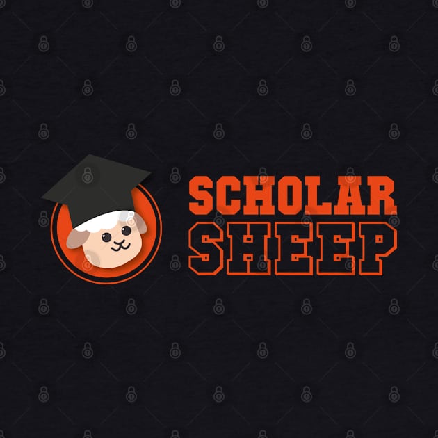 Scholar Sheep | College and University | Graduation Gift by Fluffy-Vectors